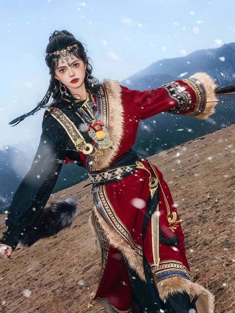New Tibetan robe Tibet brigade - Ethnic Clothing & Online Fashion Store Khaadi Uk recension och pris