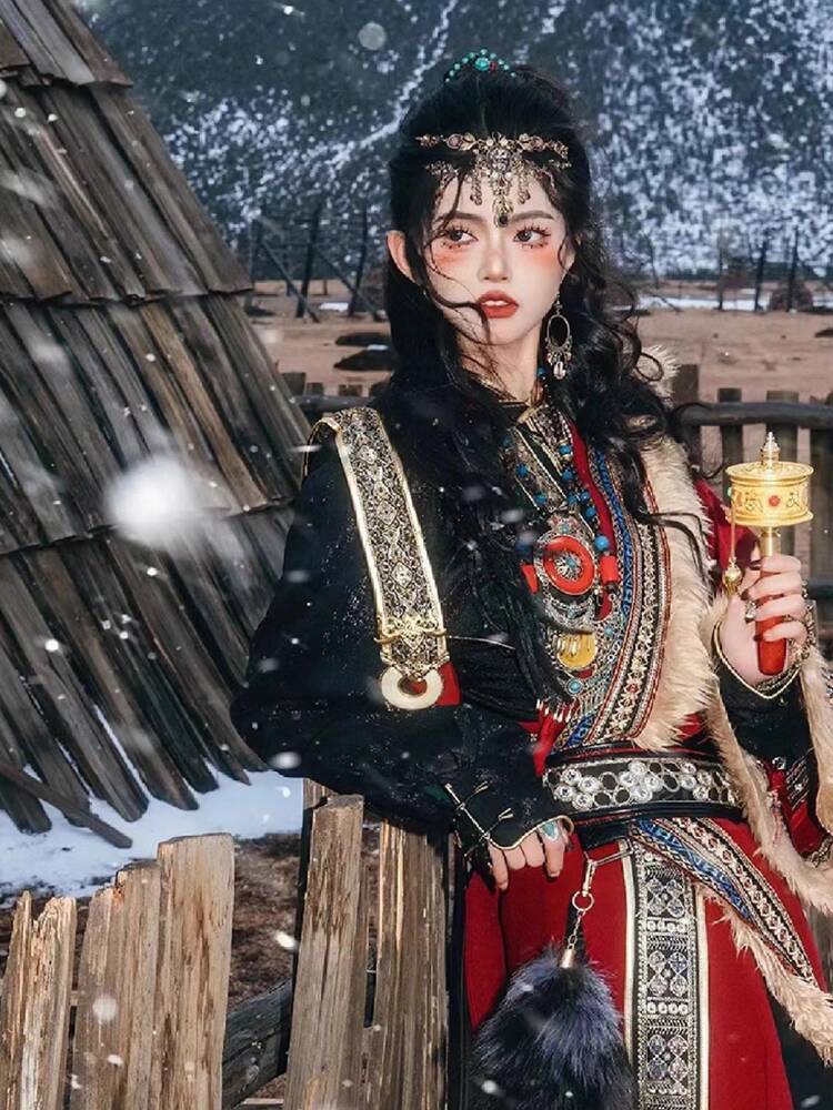 New Tibetan robe Tibet brigade - Ethnic Clothing & Online Fashion Store Khaadi Uk recension och pris
