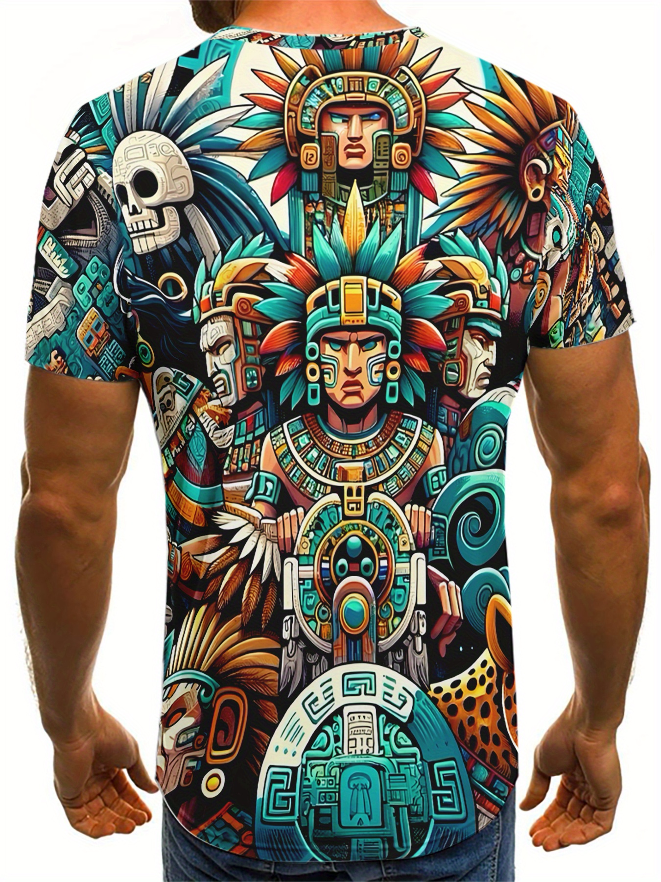 Men's Men And Skull With Ethni - Ethnic Fashion Illustration recension och pris