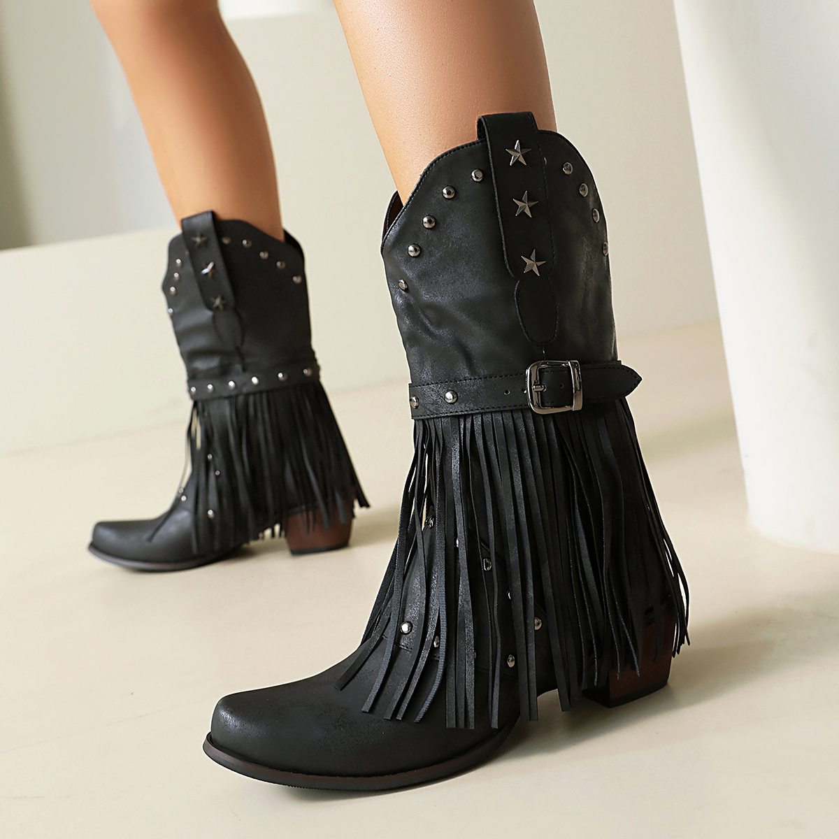 Ethnic Style Square Tassel Boo - Ethnic Fashion Trends 2025 recension och pris