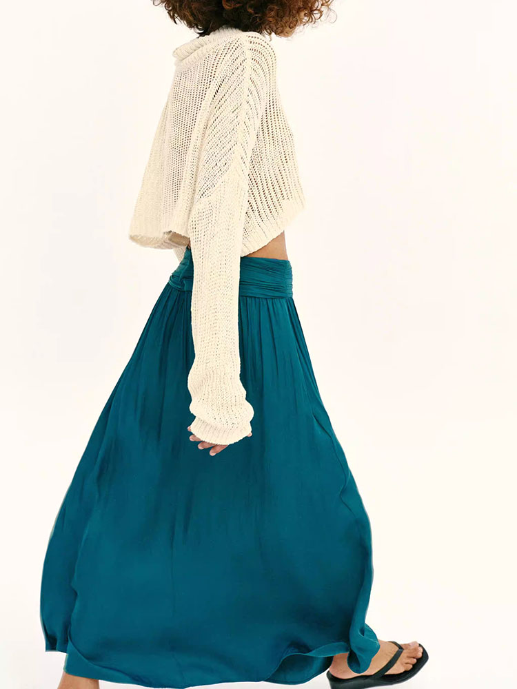 New Summer Women's Midi Skirt  - Ethnic Fashion Style recension och pris
