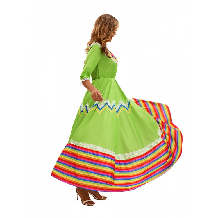 Women's Ethnic Dance Dress wit - Ethnic Fashion Trends 2025 recension och pris